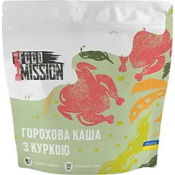 Горохова каша Food Mission з курячим філе 100 г