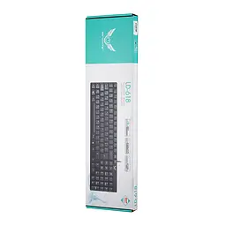 Клавіатура Zerodate LD618 (ENG) Чорний - мініатюра 2