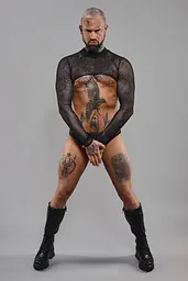 Чоловічі труси-бразиліани Regnes Fetish Planet otwartym XL (чорний) - мініатюра 5