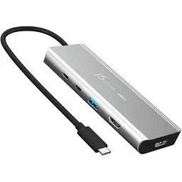 USB-Хаб j5create JCD401-N, USB-C 7-в-1 (JCD401-N) - мініатюра 1