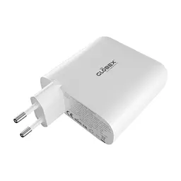 Зарядний пристрій Globex GaN 1xUSB + 3xUSB-C 120W FastPower white (GaN120WA3C) - мініатюра 6