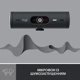 Веб-камера Logitech Brio 500 (960-001422) - мініатюра 2