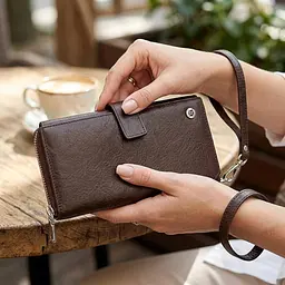 Гаманець жіночий ST Leather 18457 (ST228) з натуральної шкіри коричневий - мініатюра 2