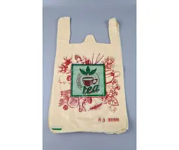 Пакети поліетиленові (28+2*7,5х49) "TEA" бежевий Леоні (100 шт.)