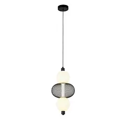 Світильник підвісний LED Levistella 7812032 BK, 4W, 3000K, чорний метал, для вітальні - мініатюра 2