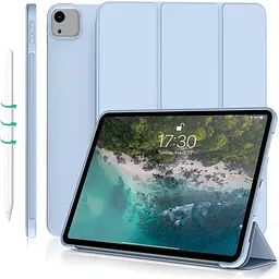 Чохол-книжка BeCover Tri Fold Soft TPU Silicone для Apple iPad Air 13 M2 2024 Світло-блакитний (711741)