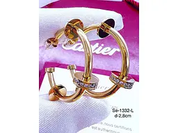 Сережки Stainlees Steel 1 332 - мініатюра 3