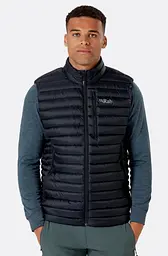Чоловічий жилет Rab Microlight Vest M Чорний