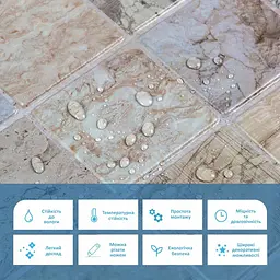 Декоративна панель Sticker Wall ПВХ 960х480х4мм SW-00002480 - мініатюра 4