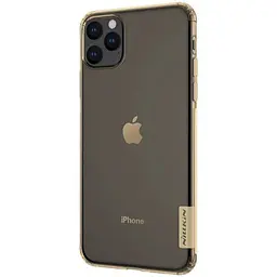 Чохол-накладка Nillkin TPU Nature Case Apple iPhone 11 Pro Max Brown - мініатюра 3