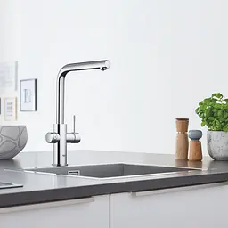 Змішувач для кухні з фільтром Grohe Blue Home 31539000, Хром - мініатюра 4