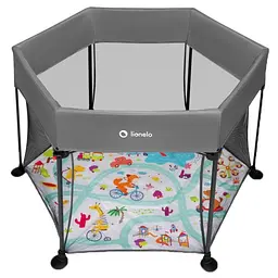 Манеж Lionelo Roel Plus Grey Multicolor (LO-ROEL PLUS GREY MULTICOLOR)