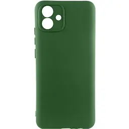 Чохол Silicone Cover Ummi Lakshmi Full Camera (AA) для Samsung Galaxy A04e Зелений / Dark green