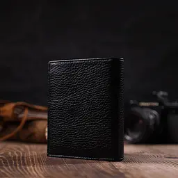 Шкіряний чоловічий гаманець Bond 9,5х11,5х1 см acs0026905 - мініатюра 8