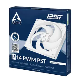 Корпусний вентилятор Arctic P14 PWM PST ACFAN00197A White - мініатюра 3