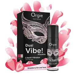 Рідкий вібратор Orgie Dual Vibe Strawberry Gin Tonic