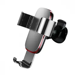 Тримач в машину Baseus Metal Age Gravity Car Mount Air Outlet Version сірий (21739) - мініатюра 8