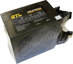 Блок живлення 500 Вт, GTL, Black, 120 мм, 2xMolex / 4xSATA / 1x6-pin / 1x4+4-pin / 1x20+4-pin, захист SCP / OCP / OVP / UVP (GTL-500-120) - мініатюра 5