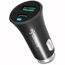 Автомобільний зарядний пристрій Gelius Pro Twix QC GP-CC006 Black з кабелем XiaomicroUSB