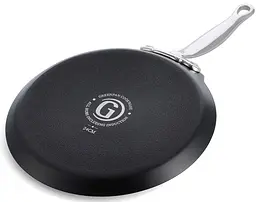 Сковорода для млинців GreenPan Barcelona Pro 28 см чорна CC005338-001 - мініатюра 2