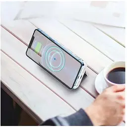 Бездротовий зовнішній акумулятор Choetech B651 10000mAh магнітний білий B651-CCWH - мініатюра 6