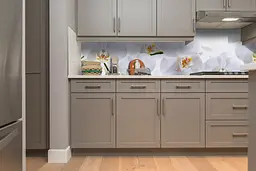 Кухонний фартух Ніжні білі Орхідеї для кухні наклейка ПВХ квіти на білому тлі 65х250 см Happy Pocket Z180544 - мініатюра 3