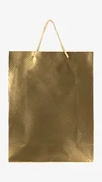 Новорічний подарунковий пакет 755L Золотий shop (2000999333576) - мініатюра 2