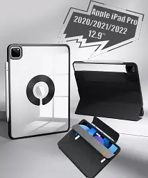 Чохол-книжка BeCover Ultra Slim Origami Flex для Apple iPad Pro 12.9 (2020/2021/2022) Black (712979) - мініатюра 6