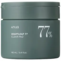 Заспокійливі тонізуючі пади Anua Heartleaf 77% Toner Pad 70 шт.