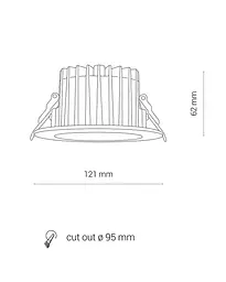 Точковий світильник Nowodvorski 8773 CL Kea LED - мініатюра 8