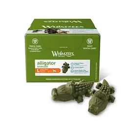 Натуральні ласощі для зубів собак WHIMZEES Dental Treats Alligator L 30 шт.
