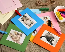 Набір фоторамок Fujifilm з прищіпками для Instax Mini (12, 11, 40, 70, 90, 99, EVO, Link, Liplay) Polaroid 300, Z2300, 10 шт - мініатюра 9