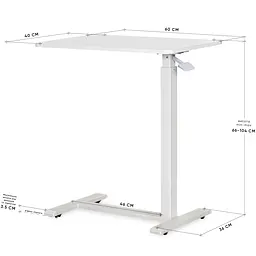 Стол Hommex Mobidesk Lite White (арт. TH-010 Lite White) - мініатюра 3