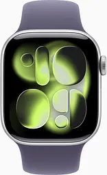 Смарт-годинник Apple Watch Series 11 GPS 42mm Silver Alu. Case w. Purple Fog S. Band - S/M (MEU64) - мініатюра 2