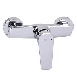 Змішувач для душа Topaz Capri TCA-15701-H43 вертикальний,картридж D35 (комплект) Хром - мініатюра 3