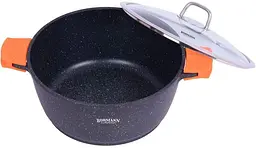 Каструля з мармуровим покриттям Bohmann BH 7350-26см 5л - мініатюра 2