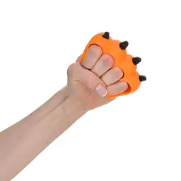 Антистрес дитячий Кігтики Cat Claws YD2576Orange-White 9 см - мініатюра 2