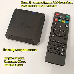 Смарт-приставка X96Q 2/16 Гб Smart TV Android Allwinner H313 - мініатюра 3