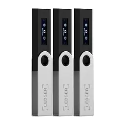 Набір криптогаманців Ledger Family Pack Nano S Matte Black - мініатюра 2