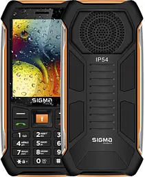 Мобільний телефон Sigma X-style 323 RAIN Black-Orange (4827798885727)