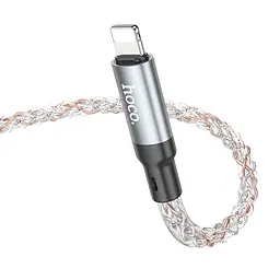 Дата кабель Hoco U112 Shine 20W Type-C to Lightning (1m) Gray - мініатюра 5