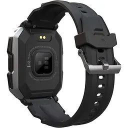 Смарт-годинник Lemfo C20 силіконовий ремінець black black (16351) - мініатюра 4