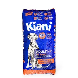 Сухий корм для собак Kiani 20 кг зі смаком шинки