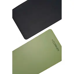 Килимок спортивний Cornix PU 183 x 68 x 0.4 см для йоги та фітнесу XR-0321 Green - мініатюра 2