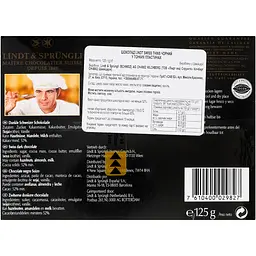Цукерки Lindt Dark Chocolate Swiss Thins з чорним шоколадом, 125 г - мініатюра 3