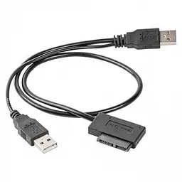 Перехідник USB 2.0 на Slimline SATA Cablexpert A-USATA-01 000162