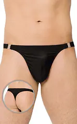 Еротична білизна стрінги Thong 4432 - black XL SoftLine 89-5591443214 101817