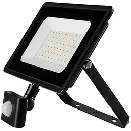 Neo Tools Прожектор, 4000 люмен, 50Вт, 220 В, SMD LED, датчик руху, кабель 0.15 м без вилки, алюміній, IP65