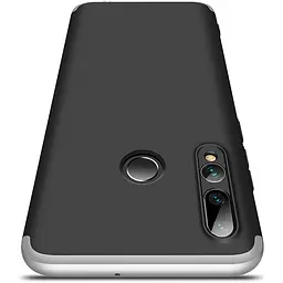 Чохол-накладка GKK 3 in 1 Hard PC Case HuAwei P Smart+ 2019 Silver/Black - мініатюра 2