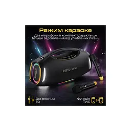 Акустична система HiFuture BoomBeat Black (boombeat.black) - мініатюра 7
